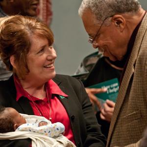 Still of James Earl Jones and Ann Dowd in Gimme Shelter 2013