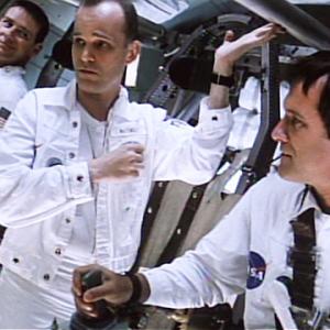 Still of J. Downing, Zeljko Ivanek and John Posey as astronauts Charlie Duke, Ken Mattingly, and John Young in HBO's From the Earth to the Moon