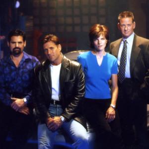The cast of Viper: Joe Nipote, Jeff Kaake, Heather Medway and J. Downing