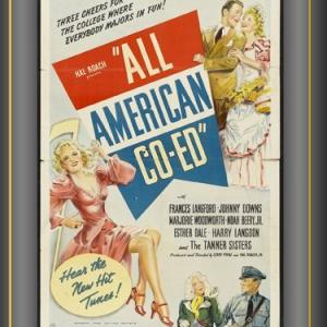 Johnny Downs, Frances Langford and Marjorie Woodworth in All-American Co-Ed (1941)