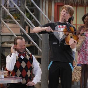Still of Justin Dray and Calum Worthy in Austin & Ally (2011)