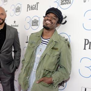 André Benjamin and John Ridley at event of 30th Annual Film Independent Spirit Awards (2015)