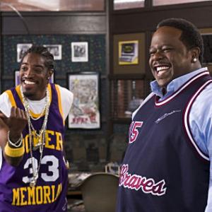 ANDRÉ BENJAMIN and CEDRIC THE ENTERTAINER star as Dabu and Sin LaSalle in MGM Pictures' comedy BE COOL.