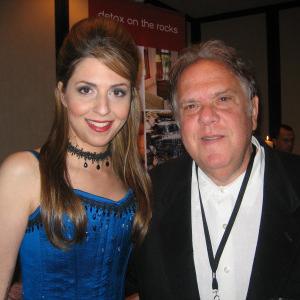 Ellen Dubin with Maury Chaykin at the Mirror Ball (2006) to raise money for Sick Kids Hospital, Toronto