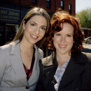 Ellen Dubin as Gwen with Molly Ringwald as Charlotte in the TV movie The Wives He Forgot