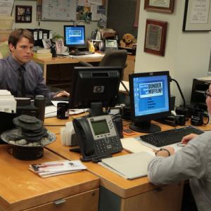 Still of Clark Duke and Jake Lacy in The Office 2005