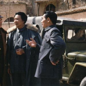 As General George C Marshall with Mao Zedong and Zhou Enlai in Yanan mainland China for the 30 episodes miniseries War Of Chinas Fate