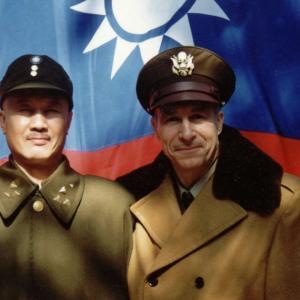 As General George C. Marshall with Chiang Kaishek in Nanjing (mainland China) for the 30 episodes mini-series 'War Of China's Fate'