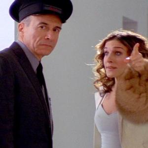 As the Museum Guard with Sarah Jessica Parker in the final episode of 'Sex And The City'.