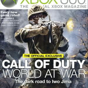 Call of Duty: World at War ~ XBOX 360 Magazine. Jeremy Dunn featured on the cover.