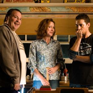 Still of Kevin Dunn Shia LaBeouf and Julie White in Transformers 2007