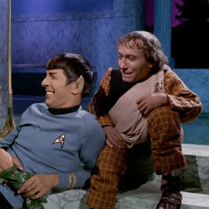 Still of Leonard Nimoy and Michael Dunn in Star Trek 1966