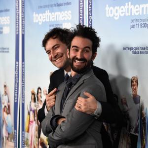 Jay Duplass and Mark Duplass at event of Togetherness 2015