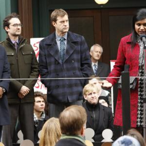 Still of Larenz Tate, Jay Duplass, Mark Duplass and Mindy Kaling in The Mindy Project (2012)