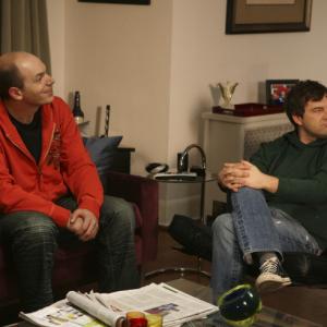 Still of Mark Duplass and Paul Scheer in The League 2009