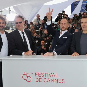 Benoît Delépine, Albert Dupontel, Benoît Poelvoorde and Gustave Kervern at event of Le grand soir (2012)