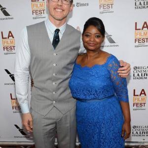 Kevin Durand and Octavia Spencer at L.A. Film Festival premiere of Fruitvale Station.