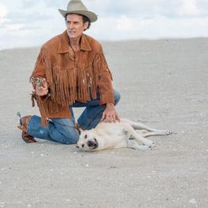 August 2015 Photo shoot feature film The French Cowboy with the dog Lucky