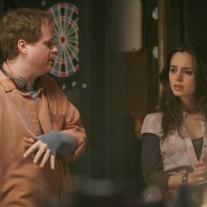 Still of Eliza Dushku and Joss Whedon in Leliu namai (2009)