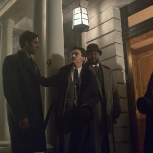Still of Jonathan Rhys Meyers, Simon Dutton, Nonso Anozie and Oliver Jackson-Cohen in Dracula (2013)