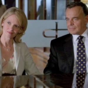As Sally Dodd on 'Drop Dead Diva'. With Ray Wise.