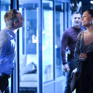 Still of Wallace Langham George Eads and Tracee Ellis Ross in CSI kriminalistai 2000