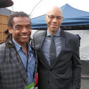 With Oscar winning screenwriter John Ridley 12 Years A Slave at the 2014 Independent Spirit Awards