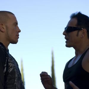 Hector Echavarria and Georges StPierre in Never Surrender 2009
