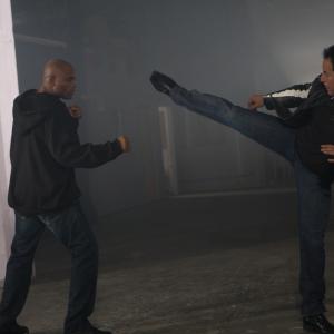 Hector Echavarria and Anderson Silva in Never Surrender 2009