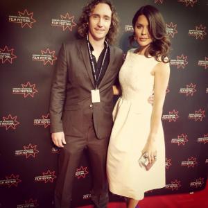 Justin Edgar and Danielle Bux at we are the freaks premiere