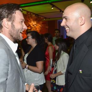 Joel Edgerton and Ahmet Zappa at event of The Odd Life of Timothy Green (2012)