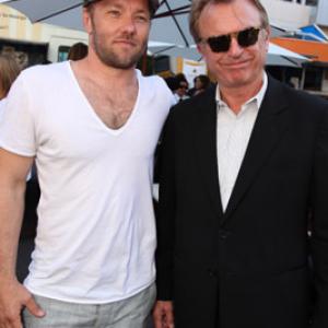 Sam Neill and Joel Edgerton at event of Legend of the Guardians The Owls of GaHoole 2010