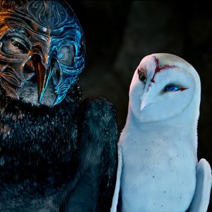 Still of Helen Mirren and Joel Edgerton in Legend of the Guardians: The Owls of Ga'Hoole (2010)