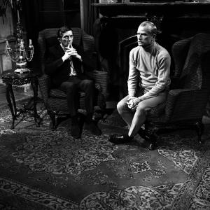 Still of Louis Edmonds and Jonathan Frid in Dark Shadows 1966