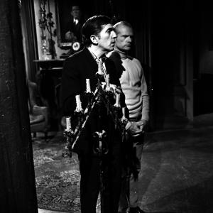 Still of Louis Edmonds and Jonathan Frid in Dark Shadows 1966