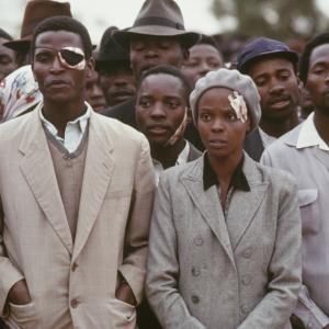 Still of Faith Edwards and Alois Moyo in The Power of One 1992