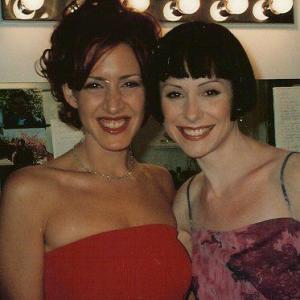 backstage with Joely Fisher at Cabaret at Studio 54 in NYC 2000 Joely took over for Susan in the role of Sally Bowles