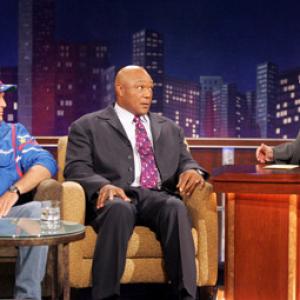 Bob Einstein, George Foreman and Jimmy Kimmel at event of Jimmy Kimmel Live! (2003)