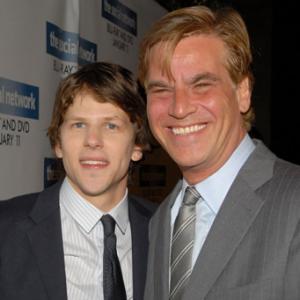 Jesse Eisenberg and Aaron Sorkin at event of The Social Network (2010)