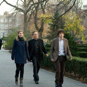 Still of Michael Douglas, Jesse Eisenberg and Imogen Poots in Solitary Man (2009)