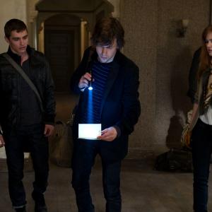 Still of Jesse Eisenberg Isla Fisher and Dave Franco in Apgaules meistrai 2013