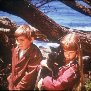 Still of Kim Richards and Ike Eisenmann in Escape to Witch Mountain (1975)