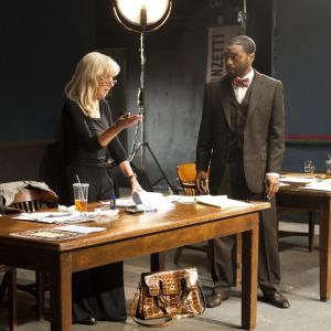 Still of Helen Mirren and Chiwetel Ejiofor in Phil Spector (2013)
