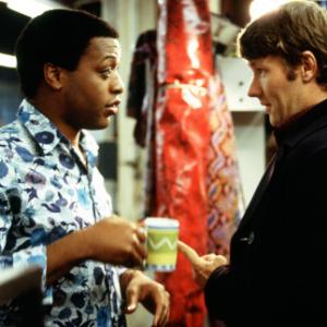 Still of Joel Edgerton and Chiwetel Ejiofor in Kinky Boots 2005