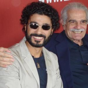 Omar Sharif and Khaled Nabawy in The 66th Venice Film Festival with ALMosafer Movie 9 September 2009