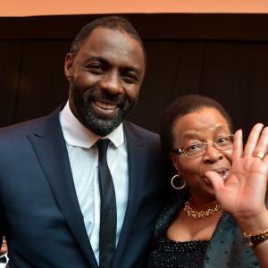 Idris Elba and Graa Machel at event of Mandela ilgas kelias i laisve 2013
