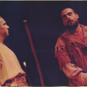 Murilo Elbas as Tiresias in Triologia Tebanastaring opposite Floriano Peixoto