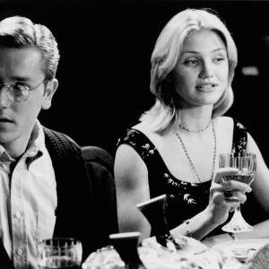 Still of Cameron Diaz and Ron Eldard in The Last Supper 1995