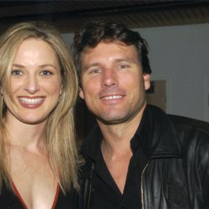 SYDNEY  14 JUNE 2003  CHRISTINA ELIASON  ALEX BROUN AT THE OPENING NIGHT OF PROOF AT THE DRAMA THEATER IN SYDNEY