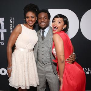 Kimberly Elise, Kiersey Clemons and Shameik Moore at event of Dope (2015)